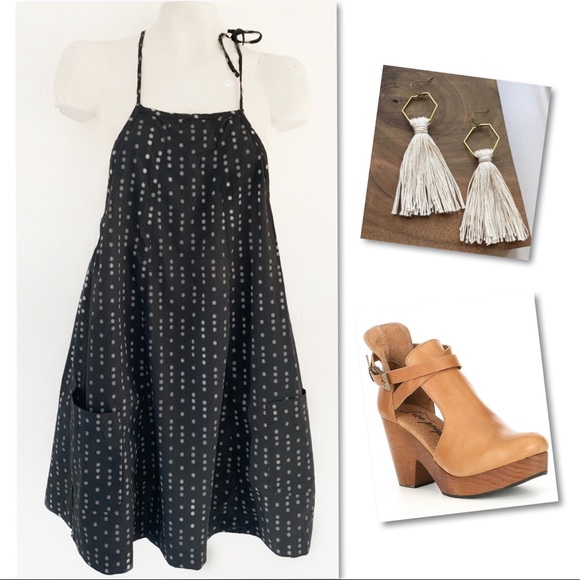 Free People Dresses & Skirts - Free people charcoal racerback jumper dress SZ XS Free People Dresses & Skirts - Free people charcoal racerback jumper dress SZ XS